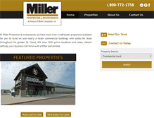 Tablet Screenshot of millerproperties.com